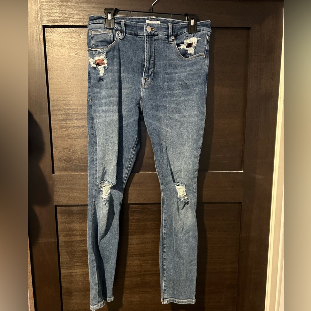 Good American Denim Size 14 Skinny Jeans